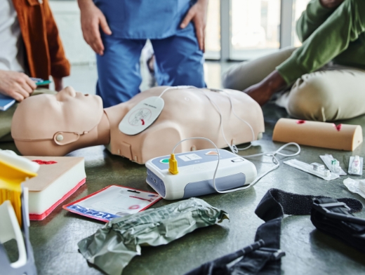 救命救急訓練・AED使用訓練